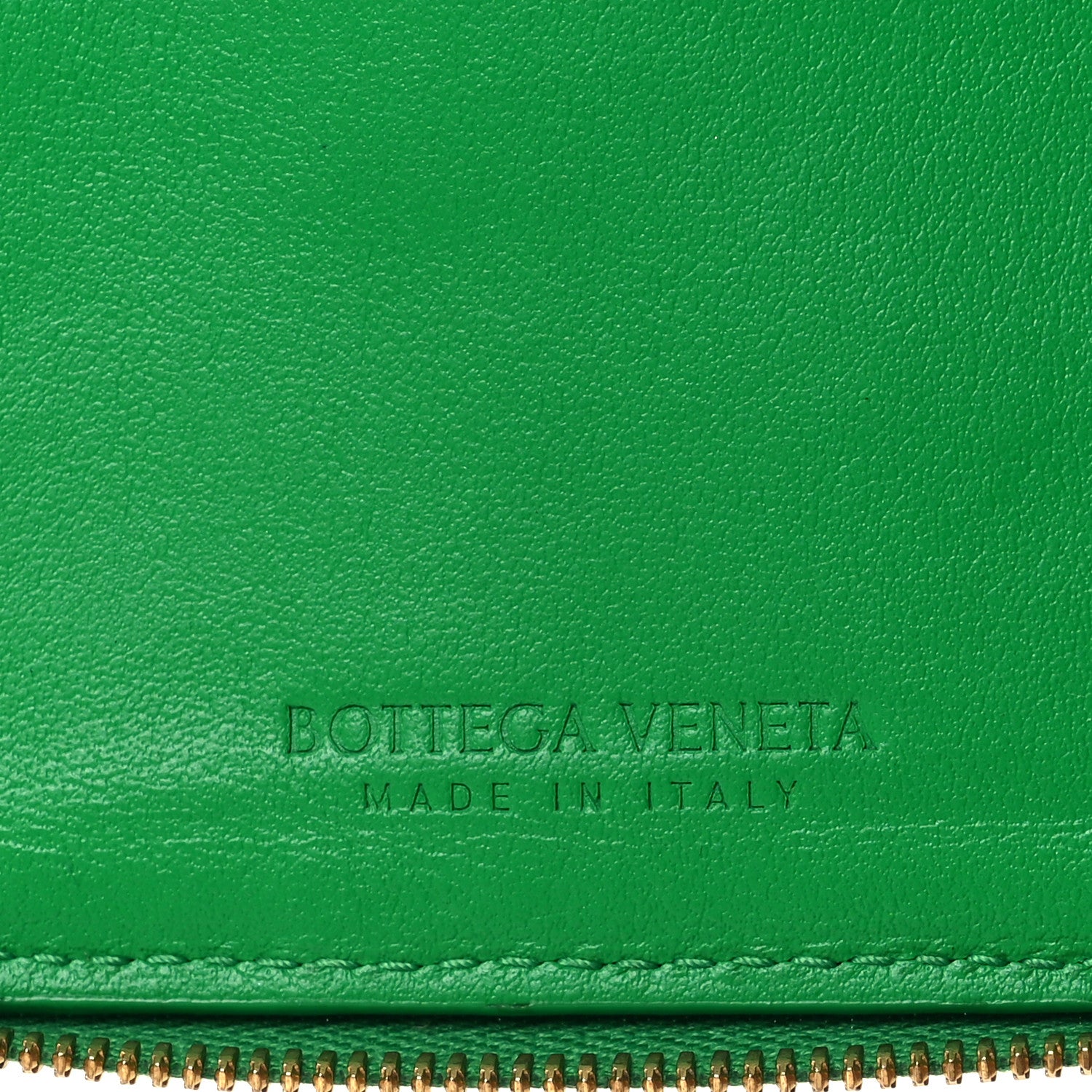 Bottega Veneta Nappa Intrecciato Zip Around Compact Wallet Parakeet 8 of 11