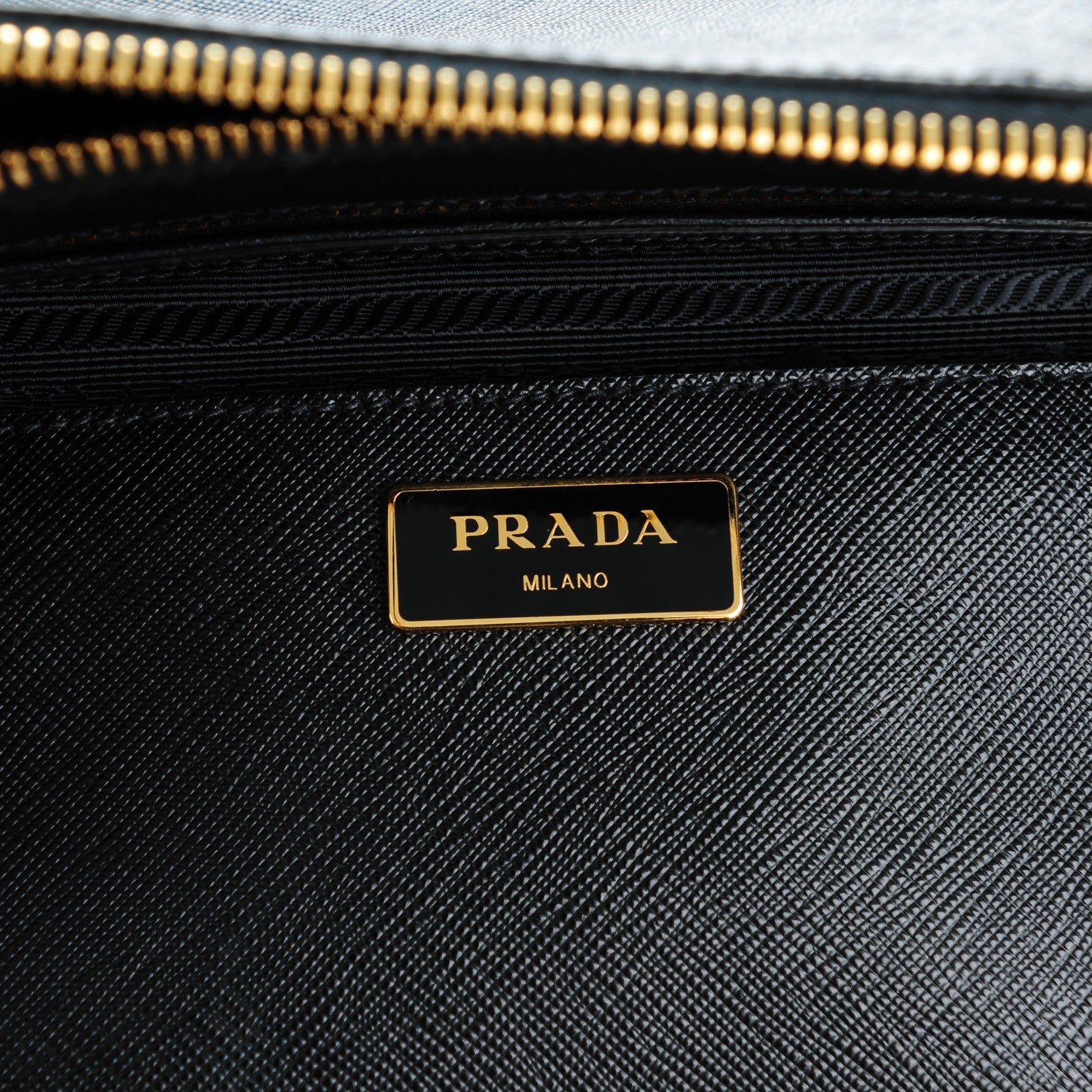 Prada Saffiano Large Galleria Double Zip Tote Black 6 of 9