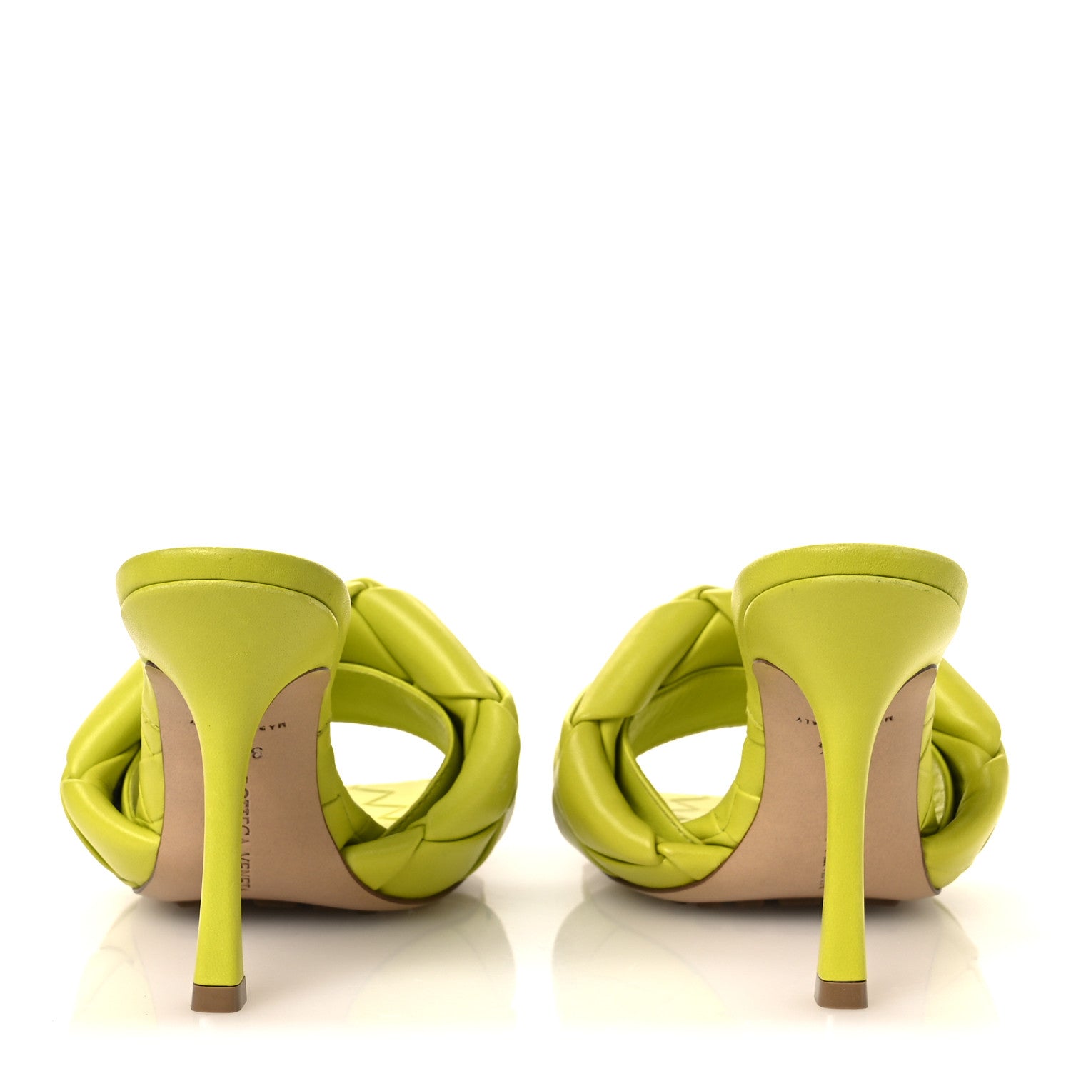 Bottega Veneta Nappa Maxi Intrecciato Lido 90mm Mule Sandals 36.5