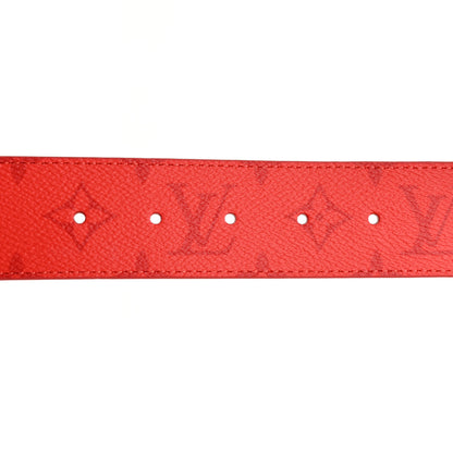 Louis Vuitton Monogram Taigarama 40mm Reversible LV Initiales Belt 90 36 Fire Red 6 of 6