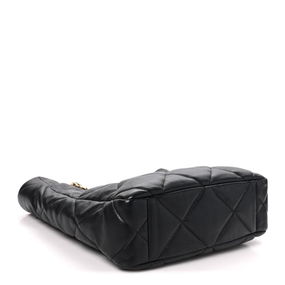 Chanel Lambskin Quilted Chanel 19 Shopping Bag Black 4 of 10