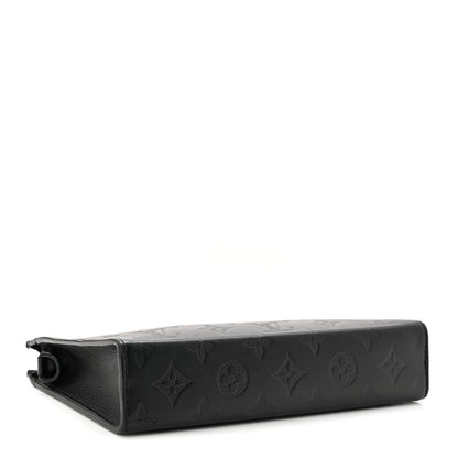 Louis Vuitton Calfskin Monogram Shadow Gaston Wearable Wallet 4 of 10