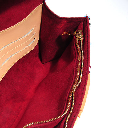 Louis Vuitton Monogram Multicolor Courtney Clutch White 6 of 8