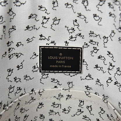 Louis Vuitton Calfskin Catogram Alma Souple MM Black 6 of 11