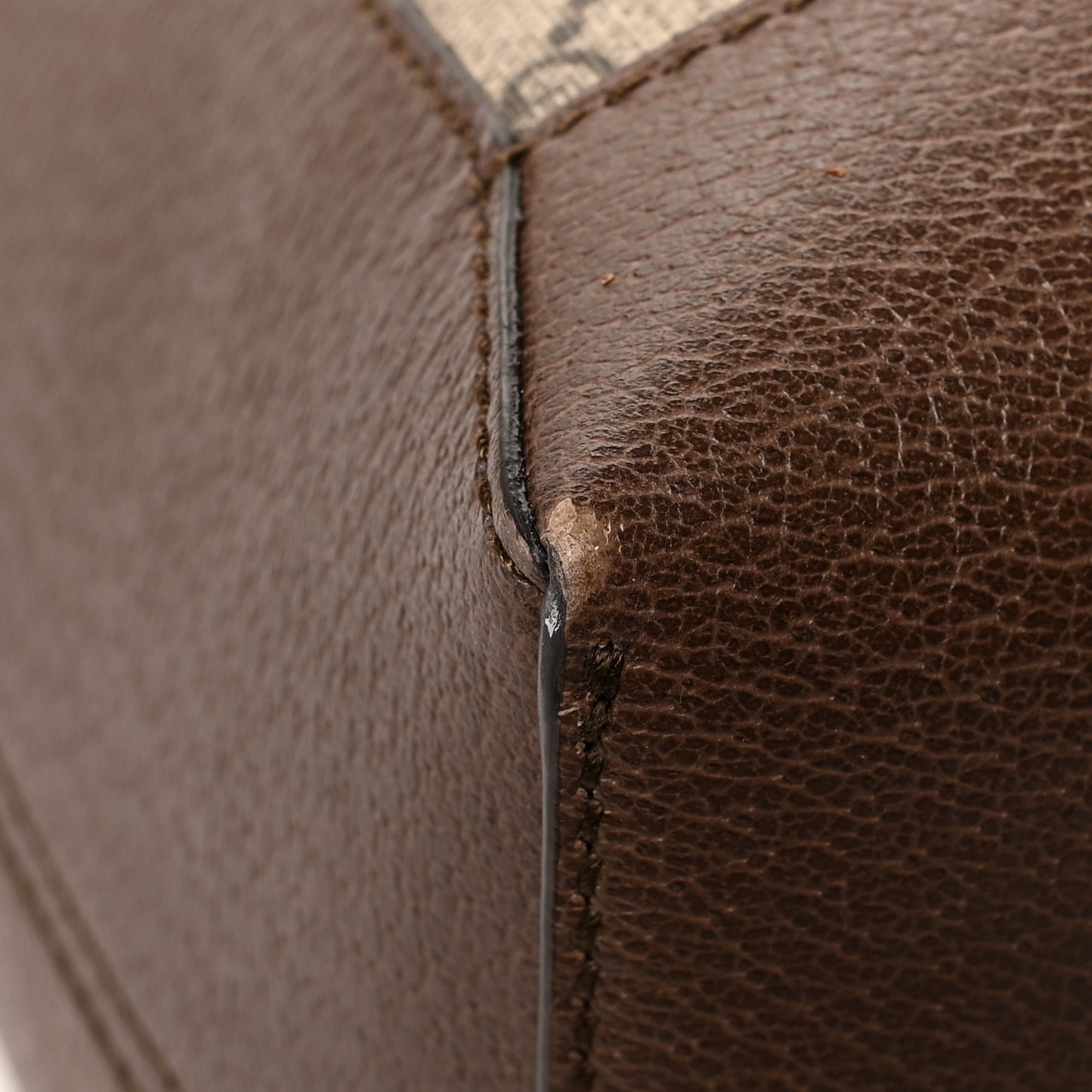 GG Supreme Monogram Web Ophidia Tote Brown