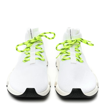 Balenciaga Knit Mens Speed Lace Up Sneakers 44 White 2 of 7
