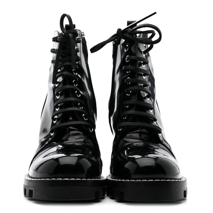 Louis Vuitton Glazed Calfskin Star Trail Ankle Boots 40 Black 3 of 10