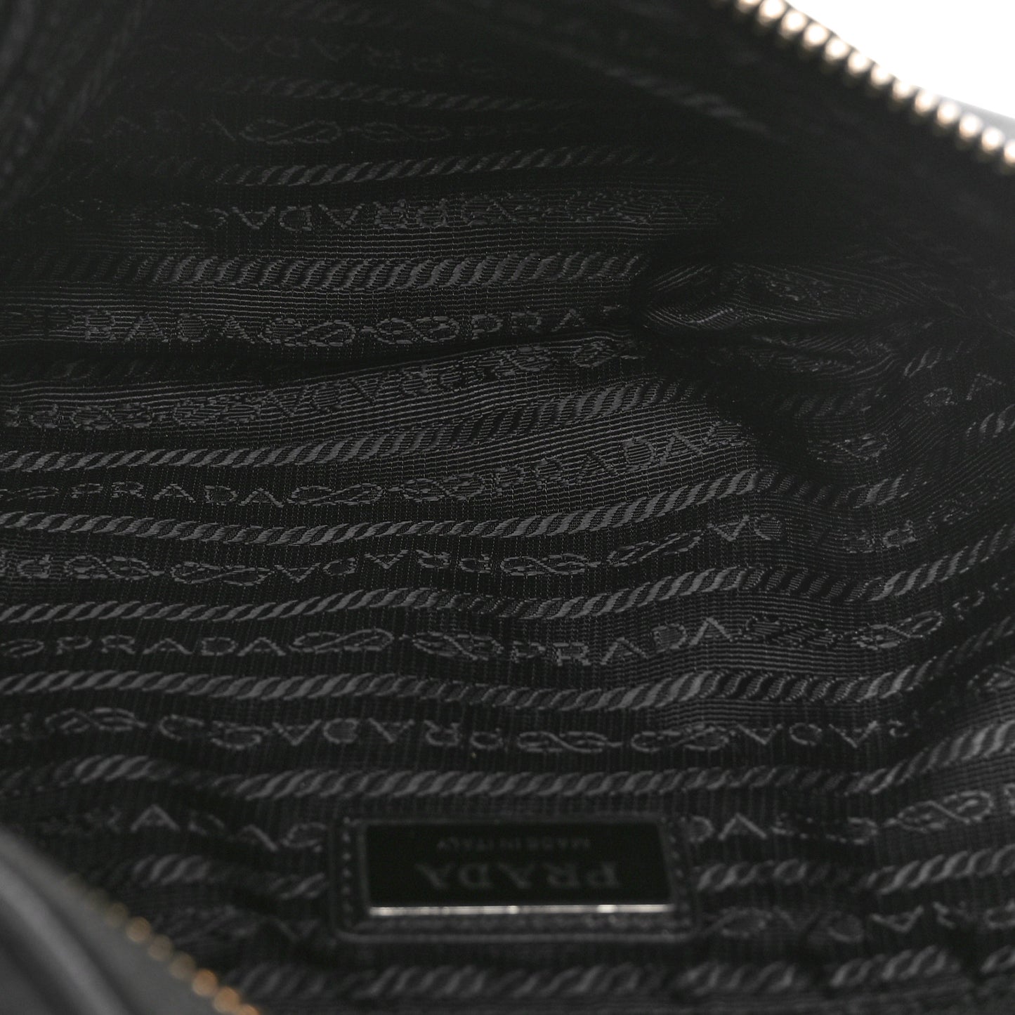 Tessuto Re-Nylon Saffiano Belt Bag Black