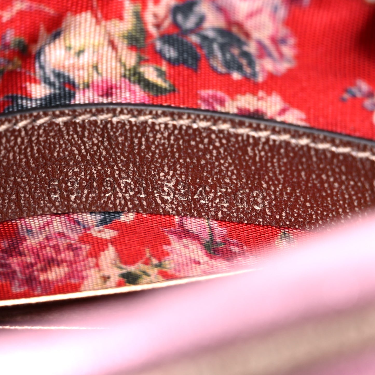 Laminated Nappa Trapuntata Mini Zumi Dome Shoulder Bag Rosa Lago Rame