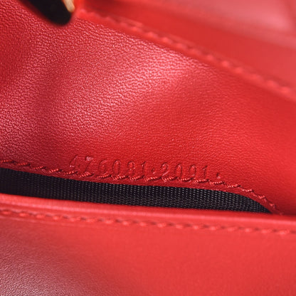 Gucci Calfskin Sylvie Wallet Hibiscus Red 7 of 8