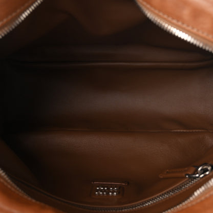 Miu Miu Nappa Aviator Pocket Top Handle Bag  Rovere 5 of 9