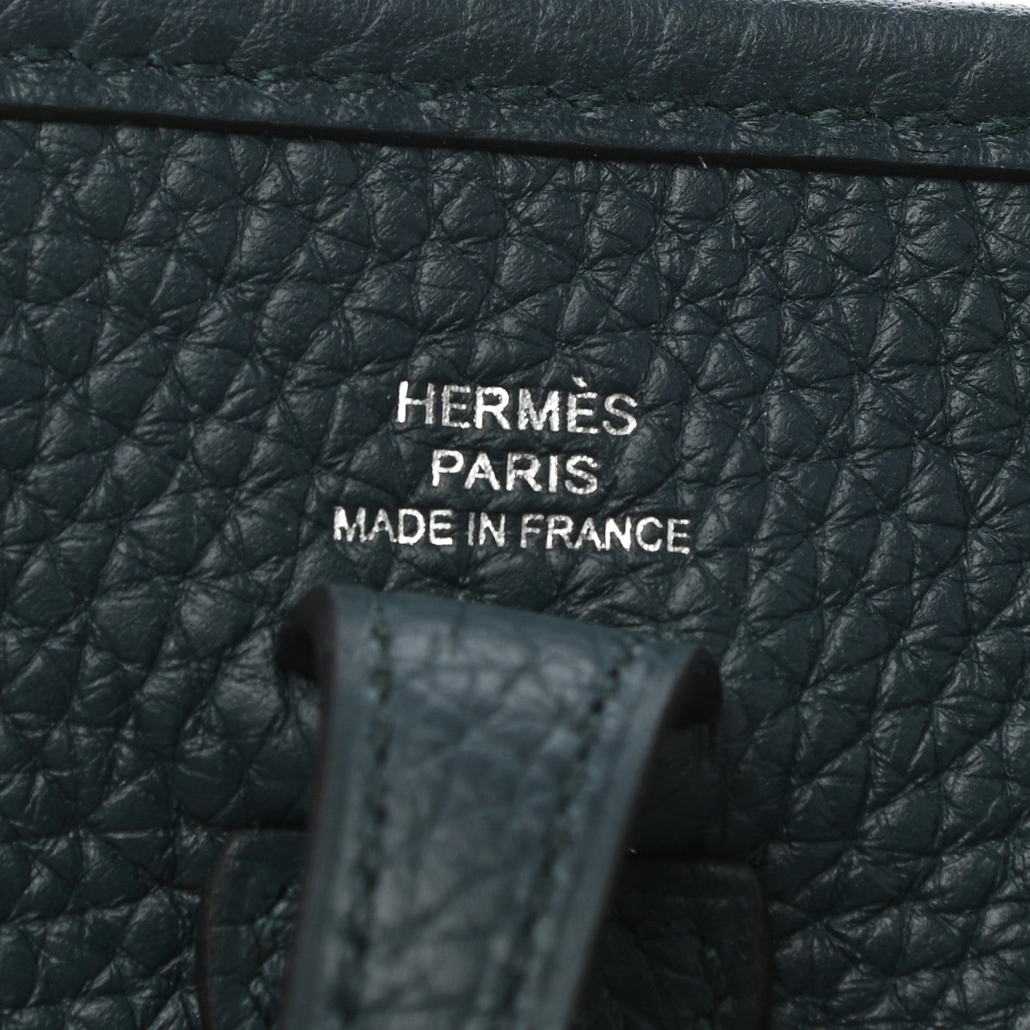 Hermes Taurillon Clemence Amazone Evelyne TPM Vert Cypress 6 of 9