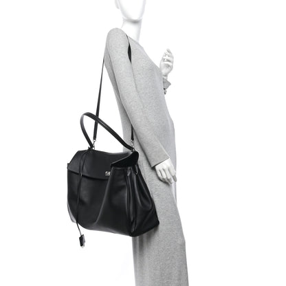 Balenciaga Smooth Calfskin Rodeo XL Top Handle Handbag Black 2 of 9