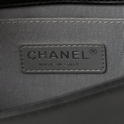Chanel Calfskin Double Stitch Small Boy Flap Black 6 of 18