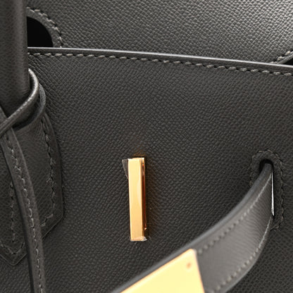 Hermes Grained Monsieur Birkin Sellier 30 Graphite 11 of 13