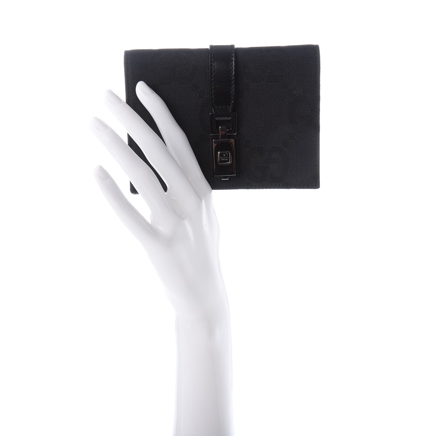 Gucci Monogram Belt Pouch Black 2 of 7
