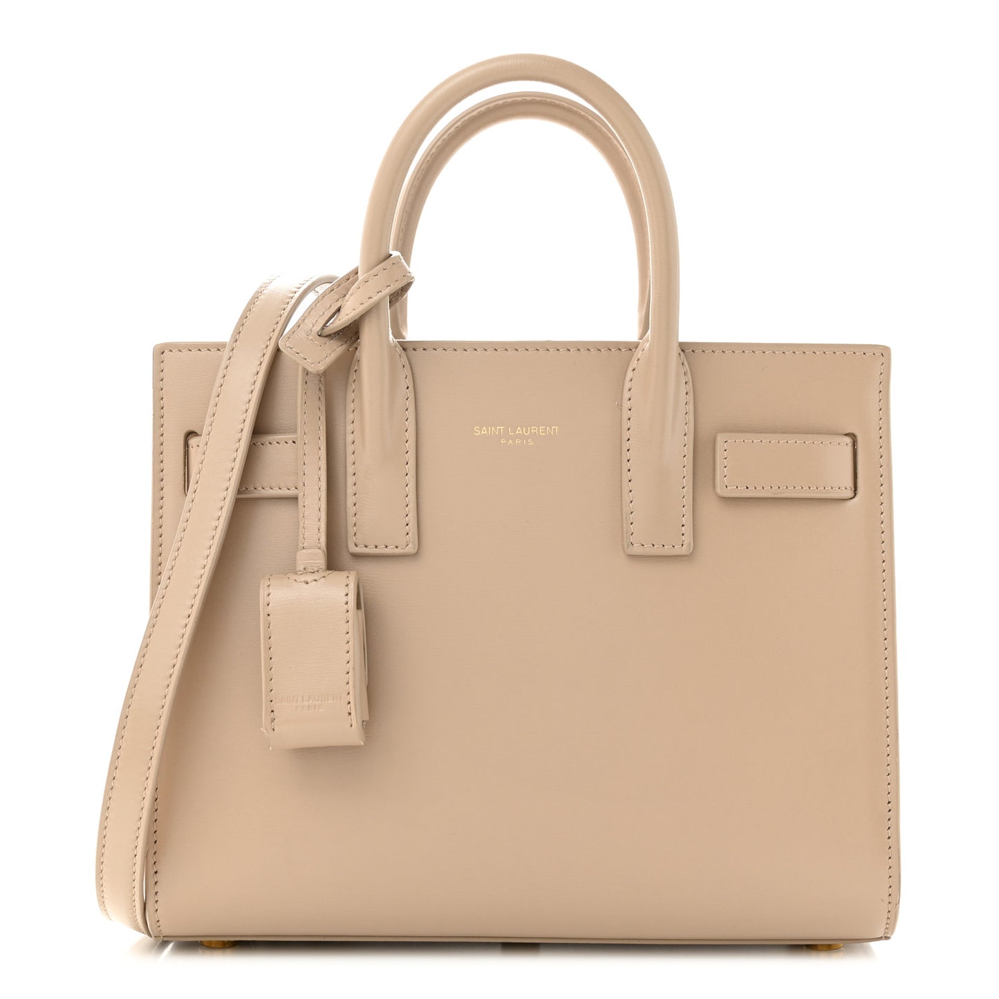 Smooth Calfskin Nano Sac De Jour Dark Beige