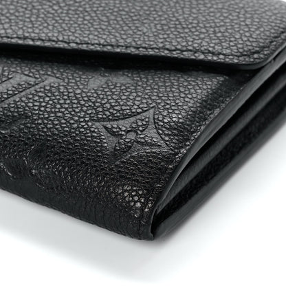 Louis Vuitton Empreinte Sarah Wallet NM Black 9 of 12
