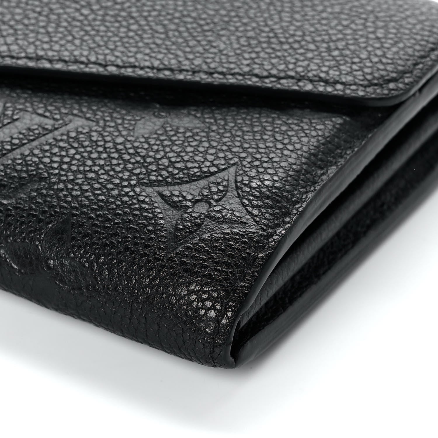 Louis Vuitton Empreinte Sarah Wallet NM Black 9 of 12
