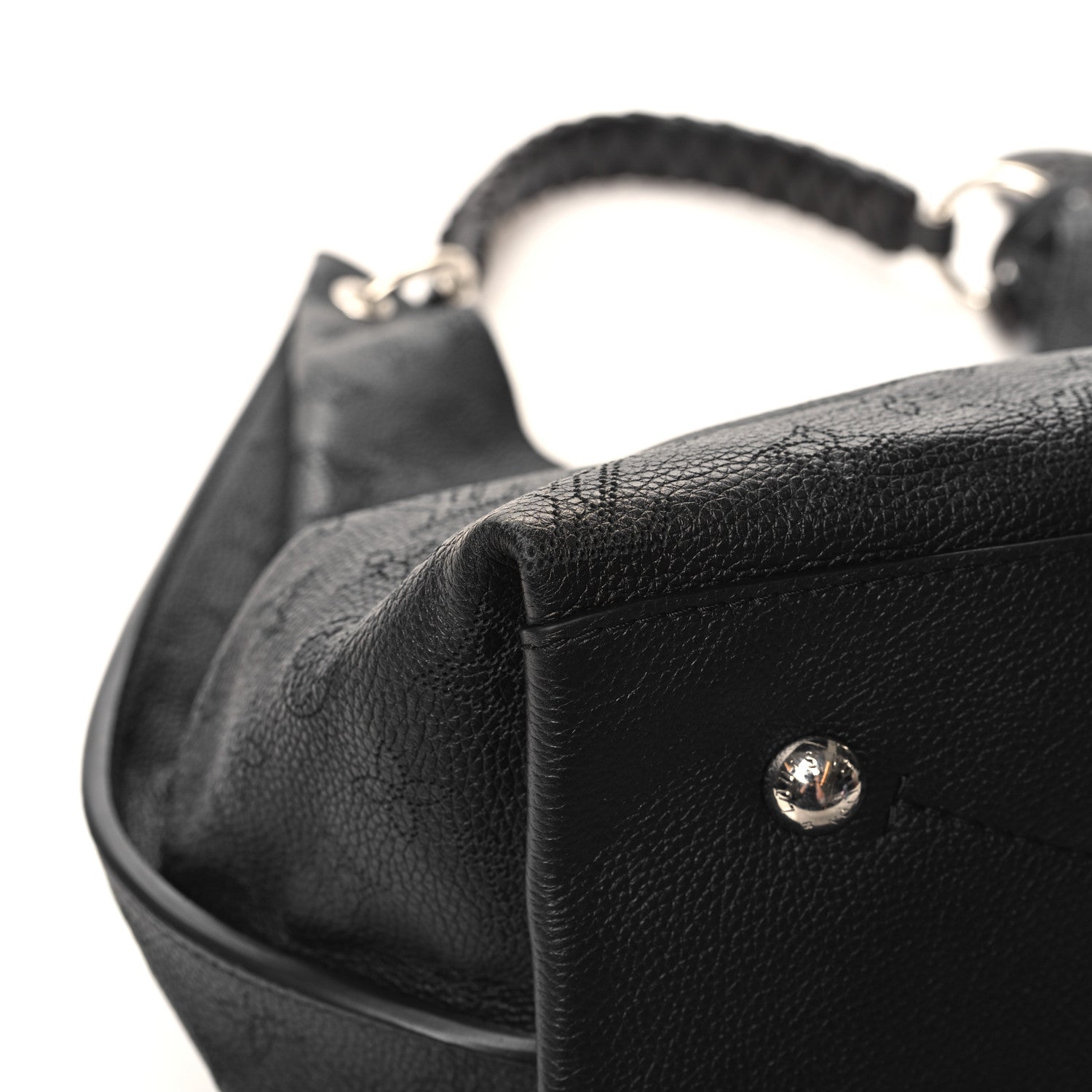 Louis Vuitton Mahina Carmel Hobo Black 10 of 11
