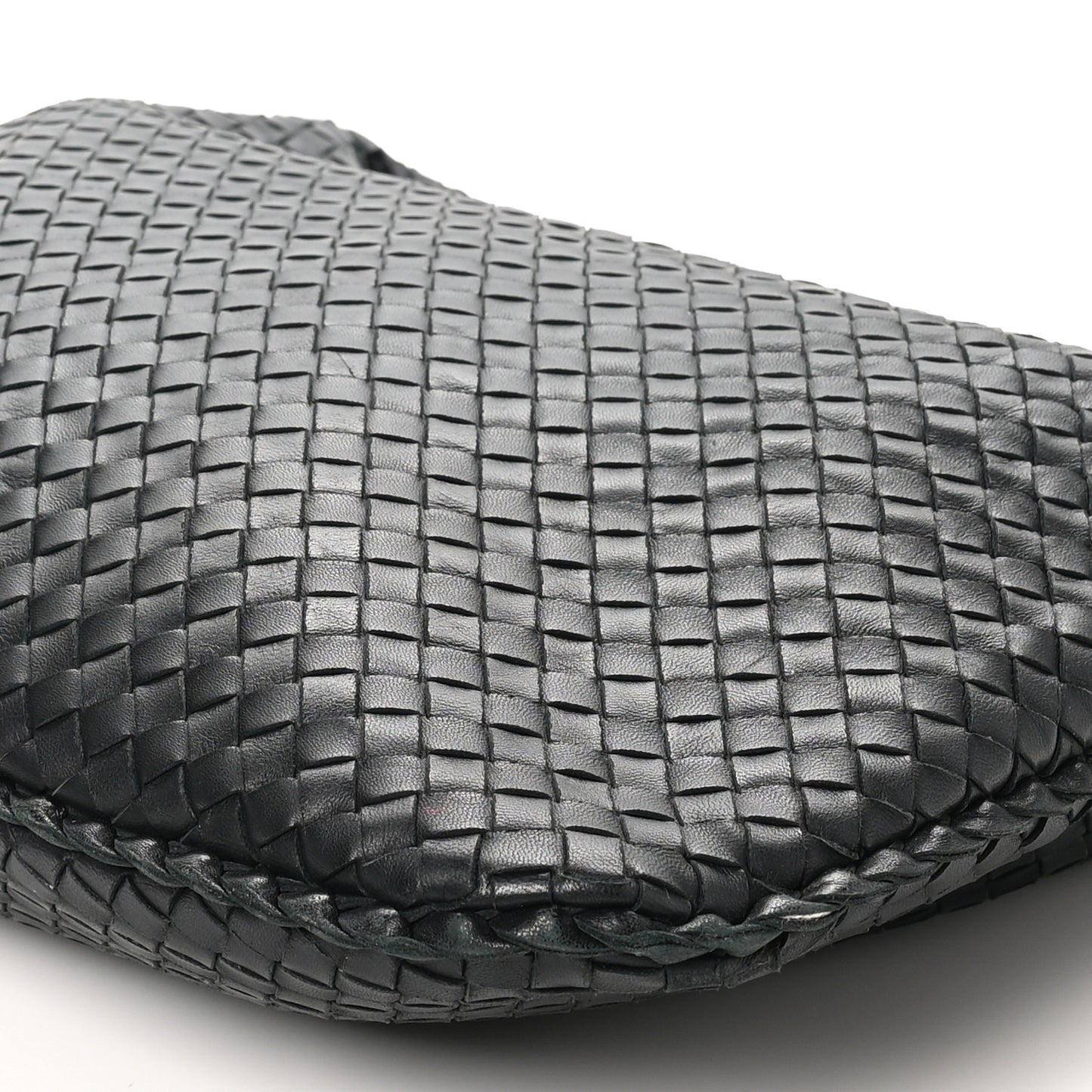 Nappa Intrecciato Large Veneta Hobo Black