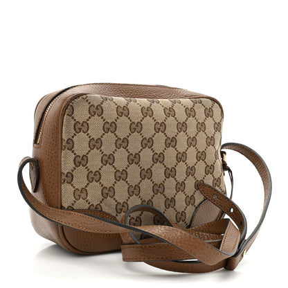 Gucci Monogram Mini Bree Messenger Bag Beige Tabacco 3 of 21