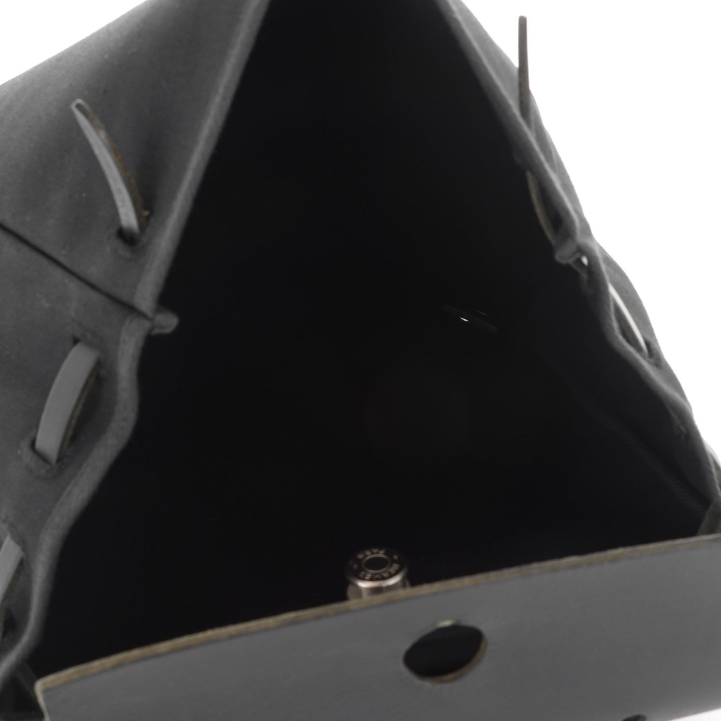 Toile Vache Calfskin Herbag 30 PM Backpack Black