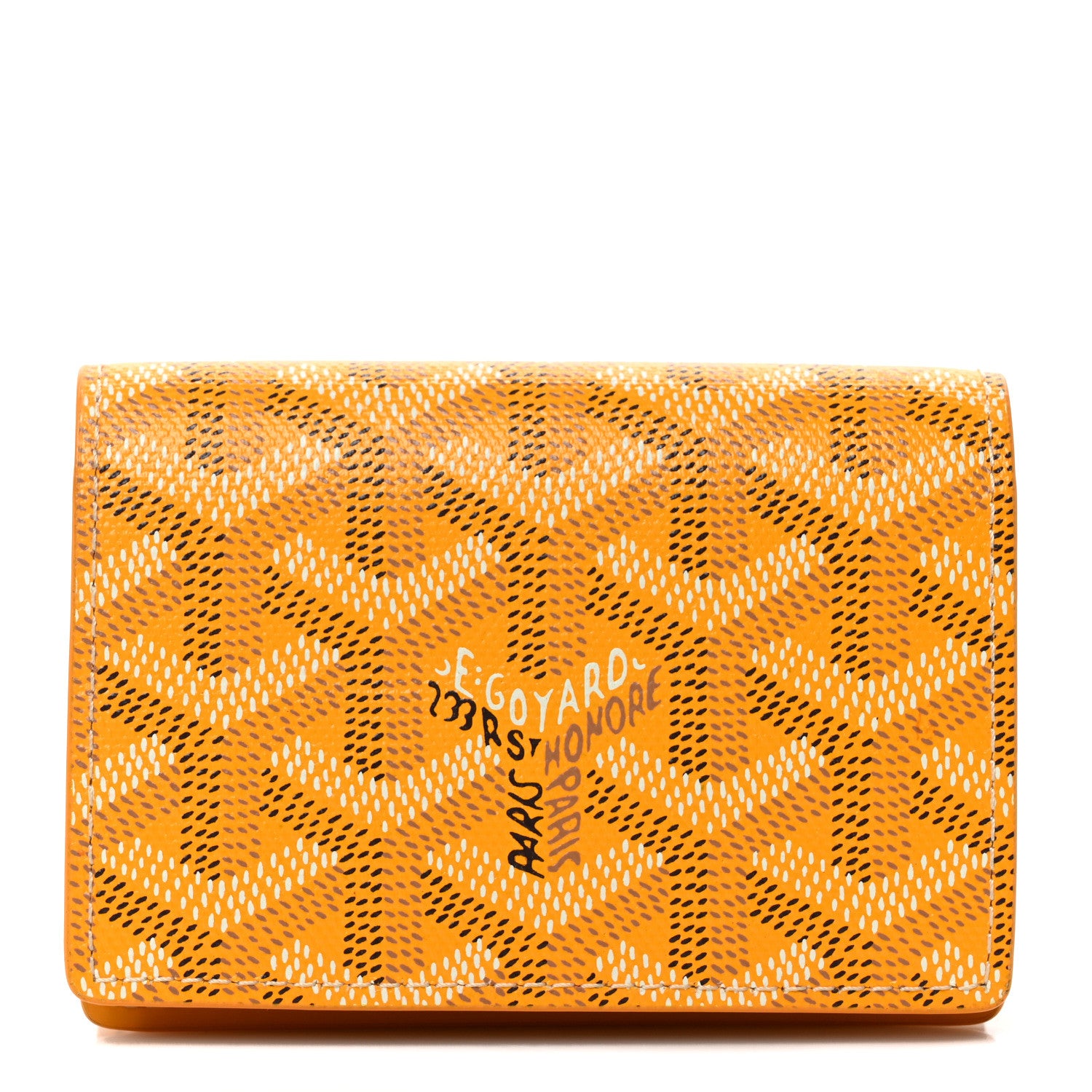 Goyard Goyardine Business Card Holder Yellow 1 of 7