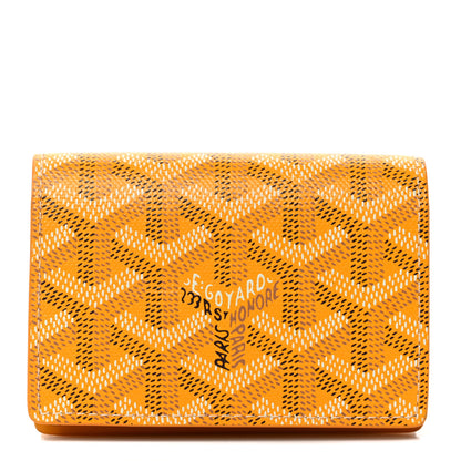 Goyard Goyardine Business Card Holder Yellow 1 of 7