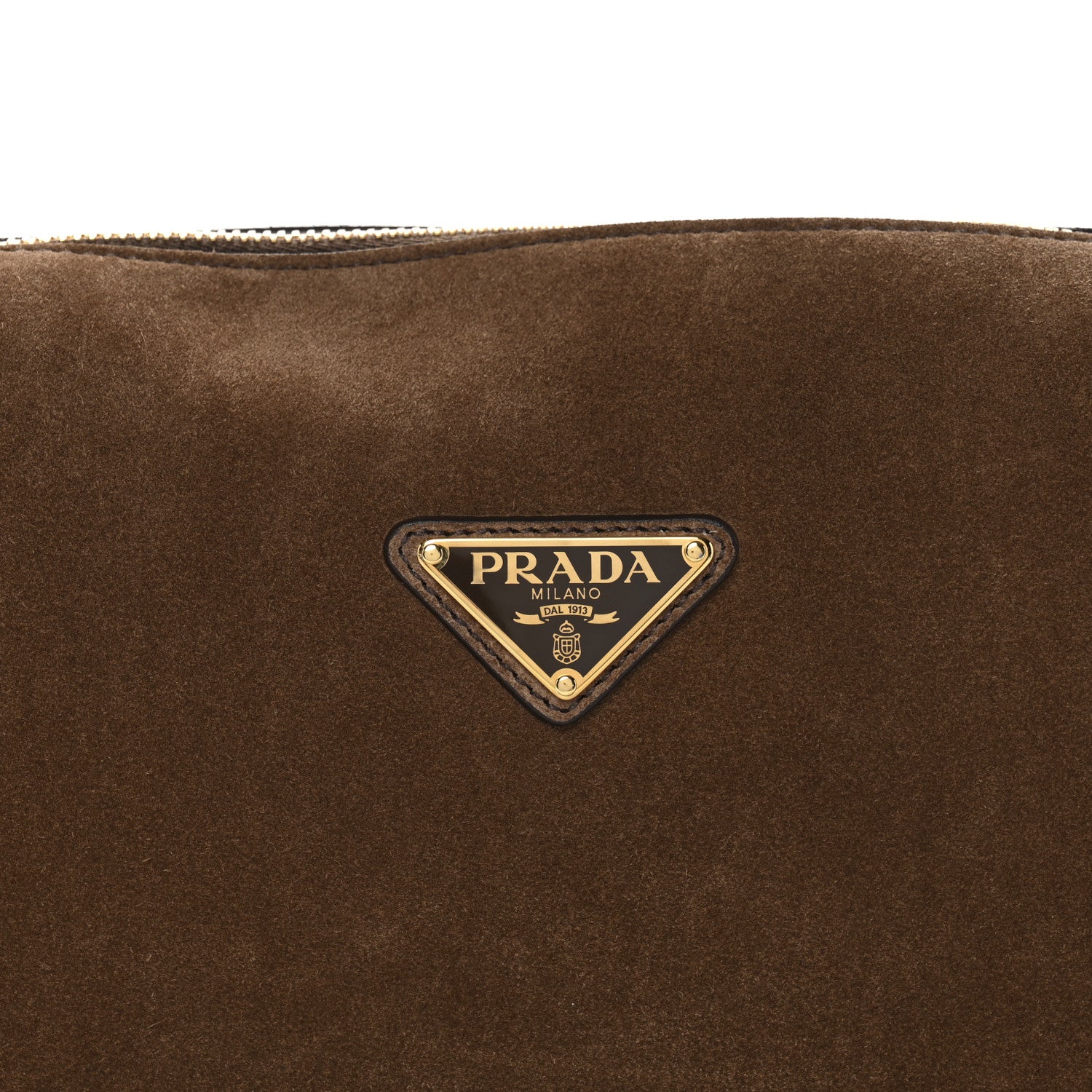 Prada Camoscio Medium Darling Shoulder Bag Cocoa Brown 8 of 10
