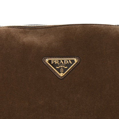 Prada Camoscio Medium Darling Shoulder Bag Cocoa Brown 8 of 10