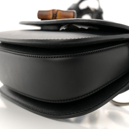 Gucci Calfskin Bamboo Mini 1947 Belt Bag 85 34  Black 10 of 13