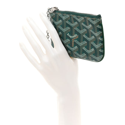 Goyard Goyardine Nano Senat Key Pouch Green 2 of 7