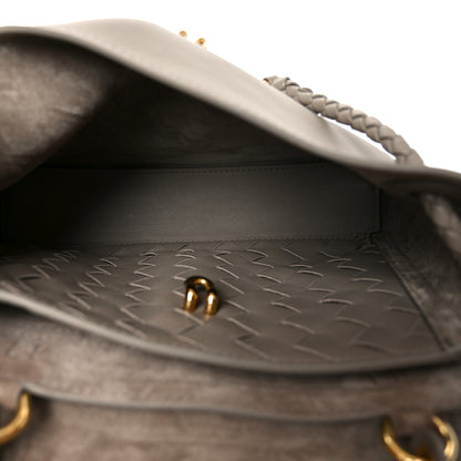 Bottega Veneta Silky Calfskin Small Ciao Ciao Limestone 5 of 11