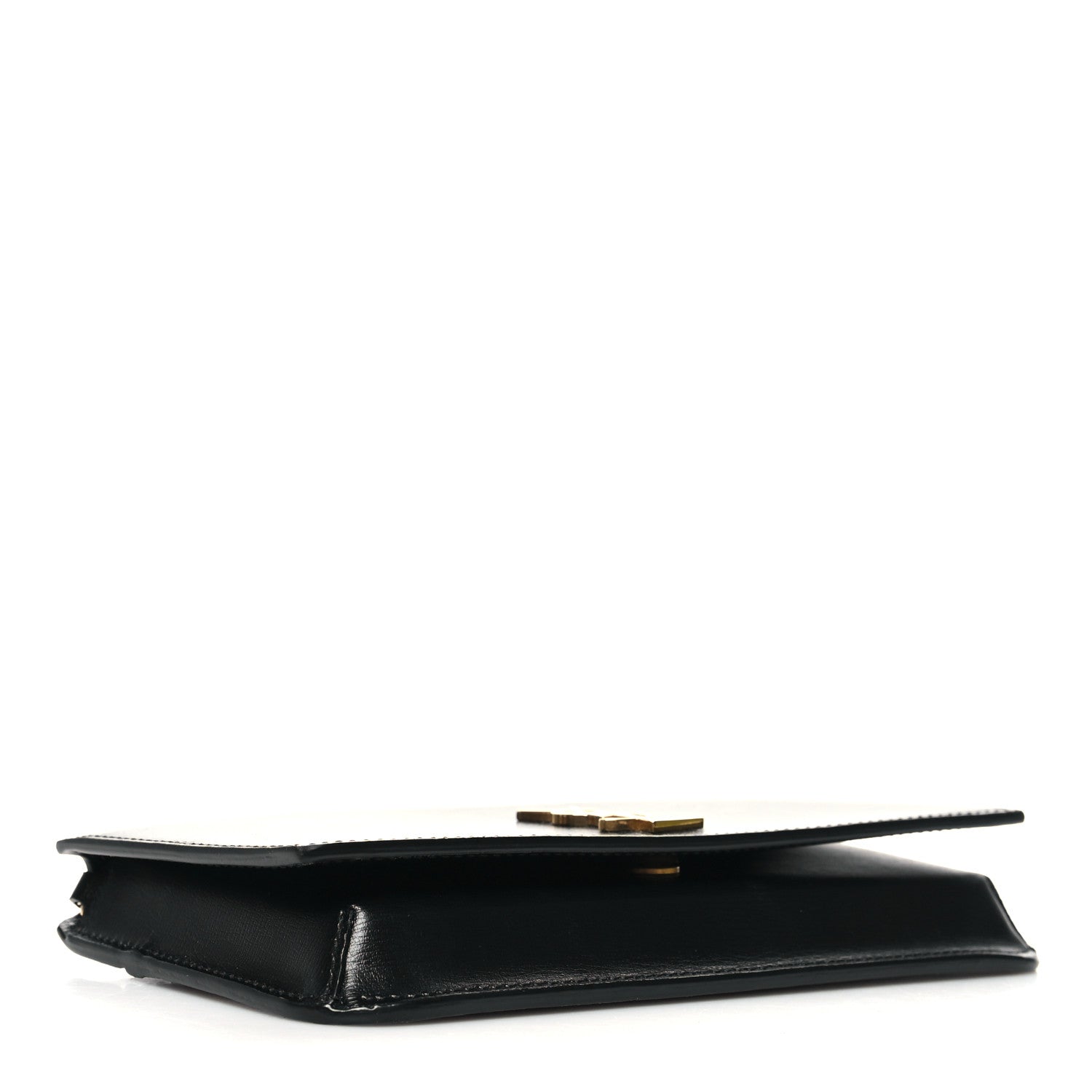 Saint Laurent Smooth Calfskin Monogram Phone Holder Crossbody Black 4 of 9