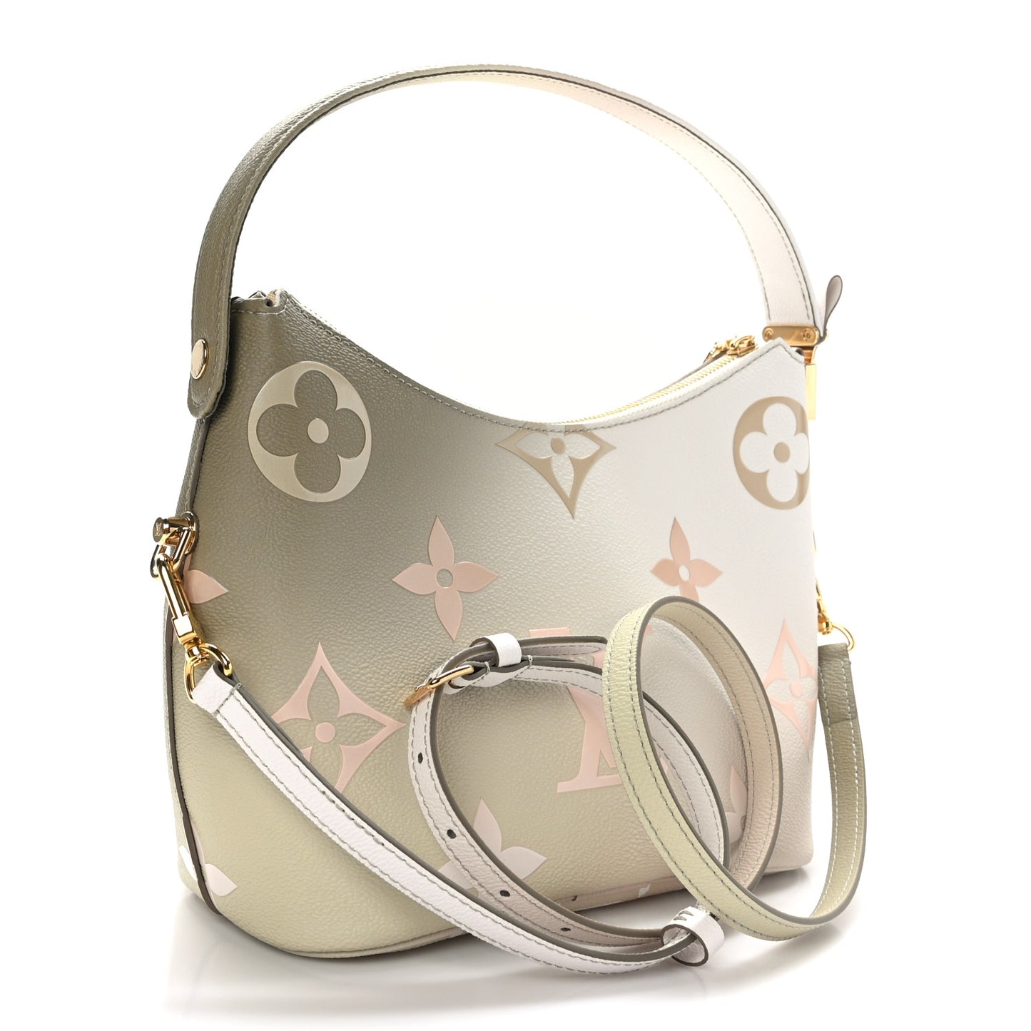 Monogram Giant Spring In The City Marshmallow Hobo Sunset Kaki