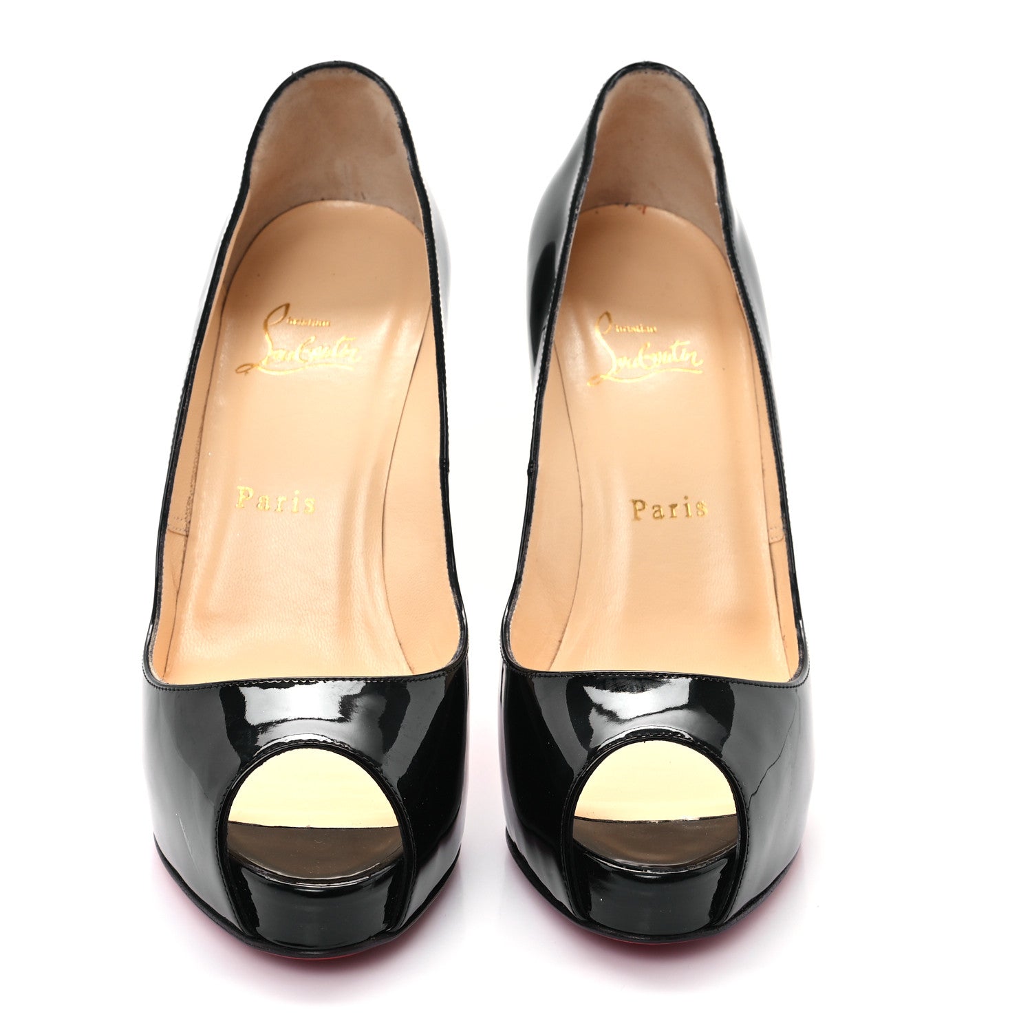 Christian Louboutin Patent New Very Prive 120 Pumps 38.5 Black 3 of 11
