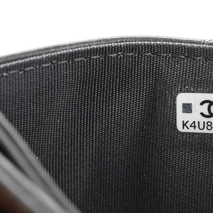 Chanel Lambskin Quilted Chanel 19 Card Holder Dark Grey 8 of 10