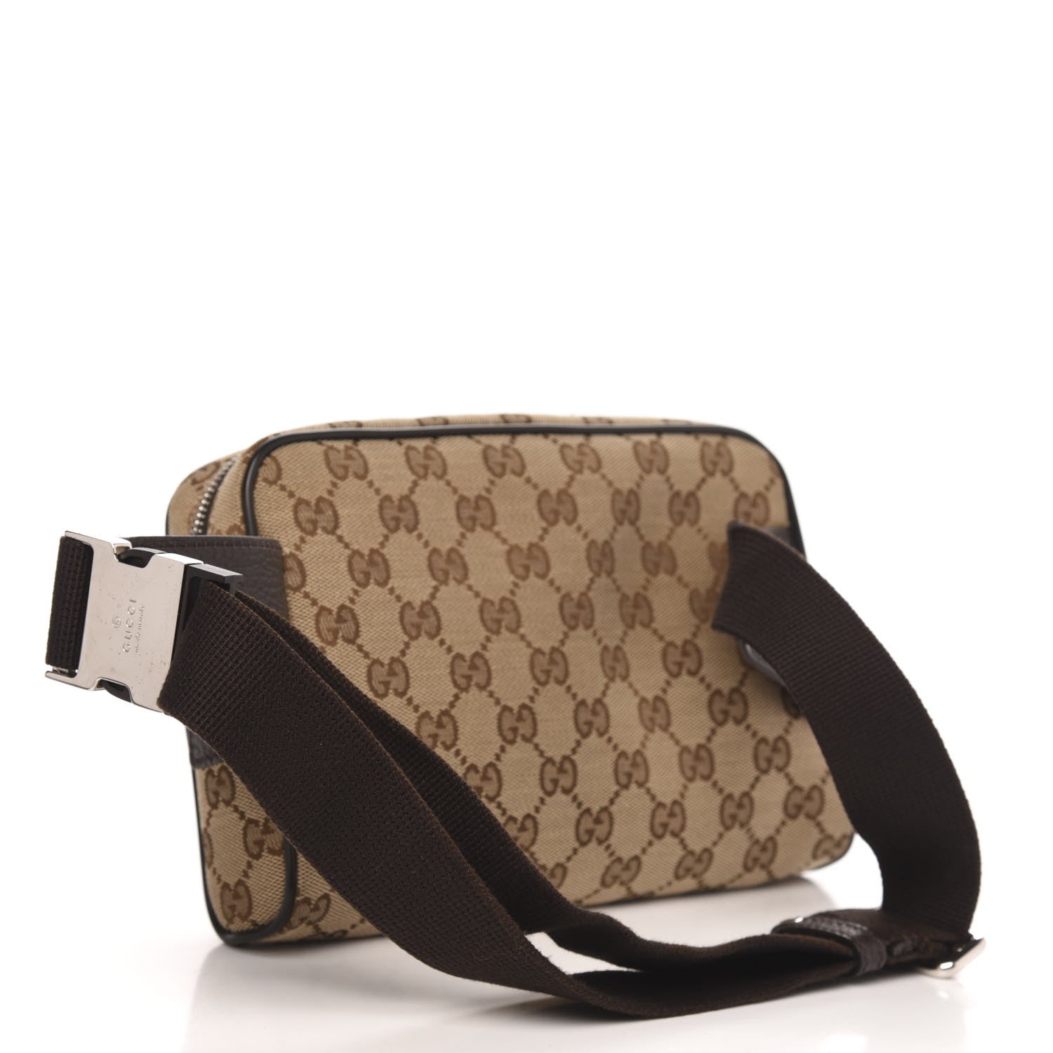 Gucci Monogram Belt Bag Dark Brown 3 of 10