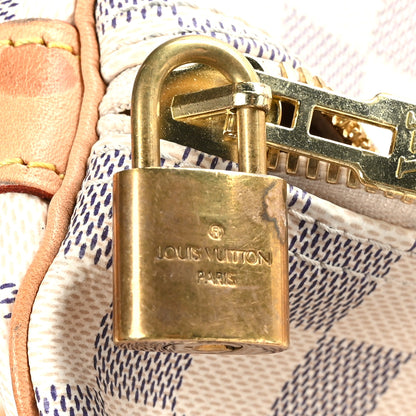 Louis Vuitton Damier Azur Keepall Bandouliere 55 10 of 11