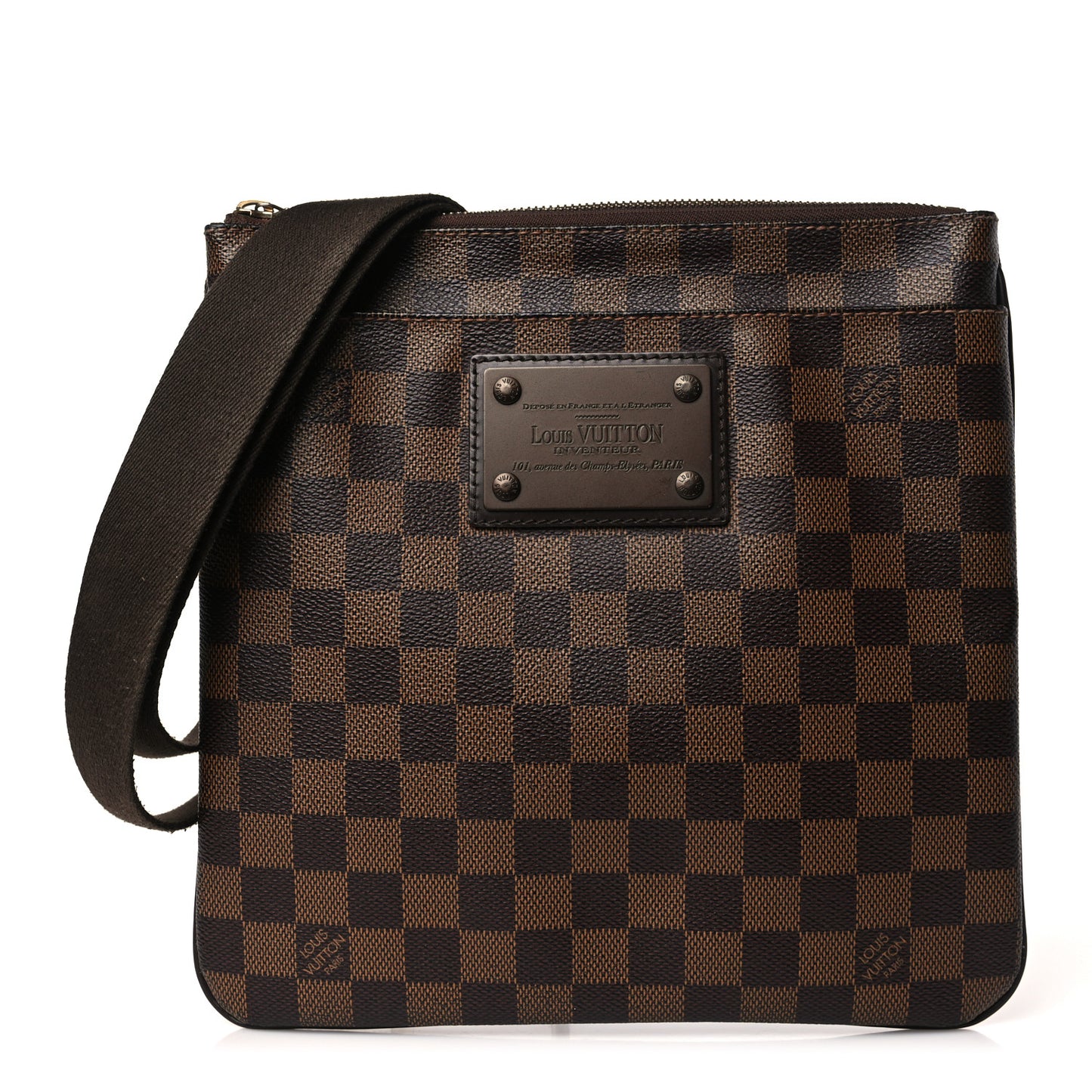 Damier Ebene Brooklyn Flat Pochette