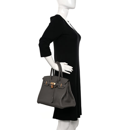 Hermes Togo Birkin 30 Etain 2 of 16