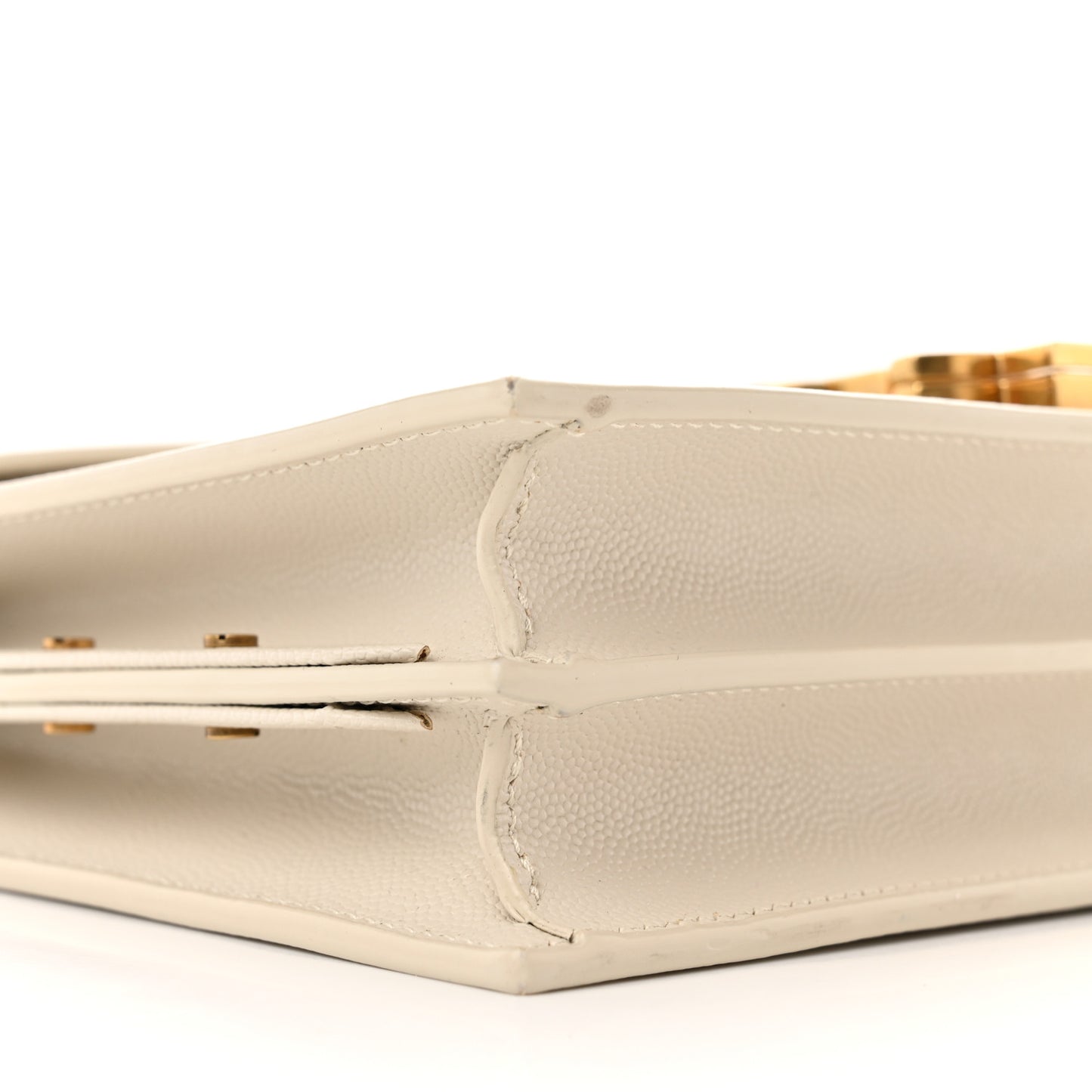 Calfskin Monogram Cassandra Clasp Bag Porcellana