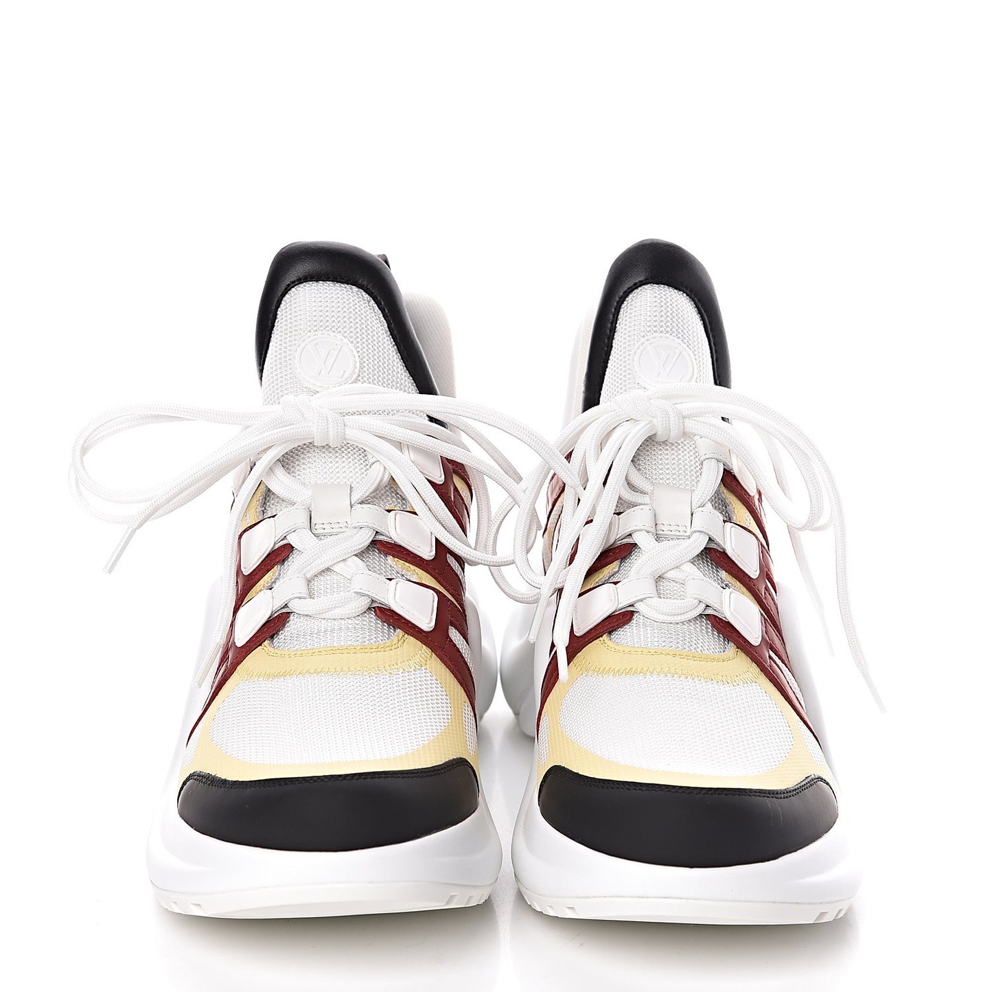 Calfskin Technical Nylon LV Archlight Sneakers 40.5 Terracotta