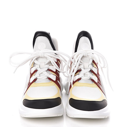 Louis Vuitton Calfskin Technical Nylon LV Archlight Sneakers 40.5 Terracotta 2 of 8