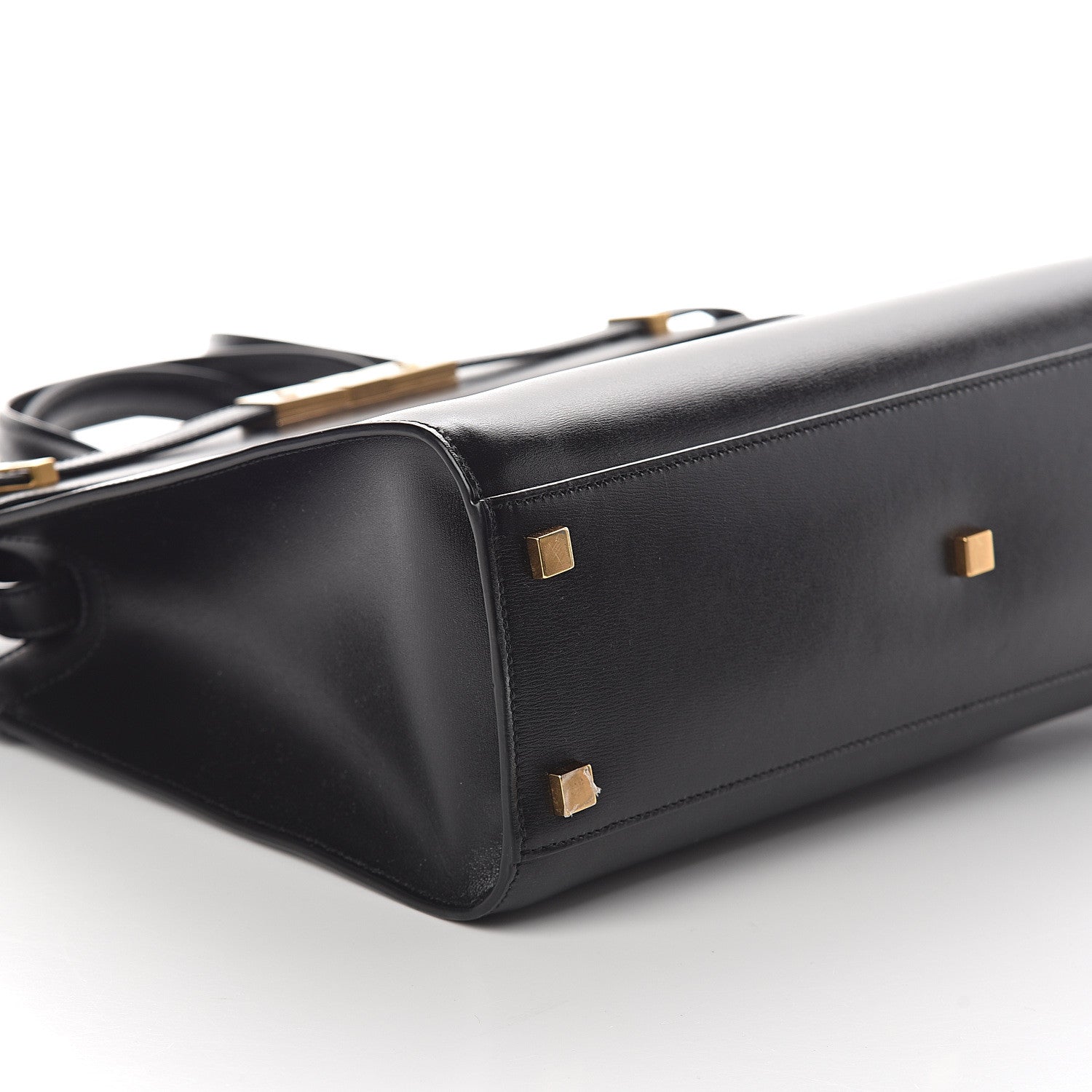 Saint Laurent Calfskin Small Manhattan Shopper Tote Black 7 of 8