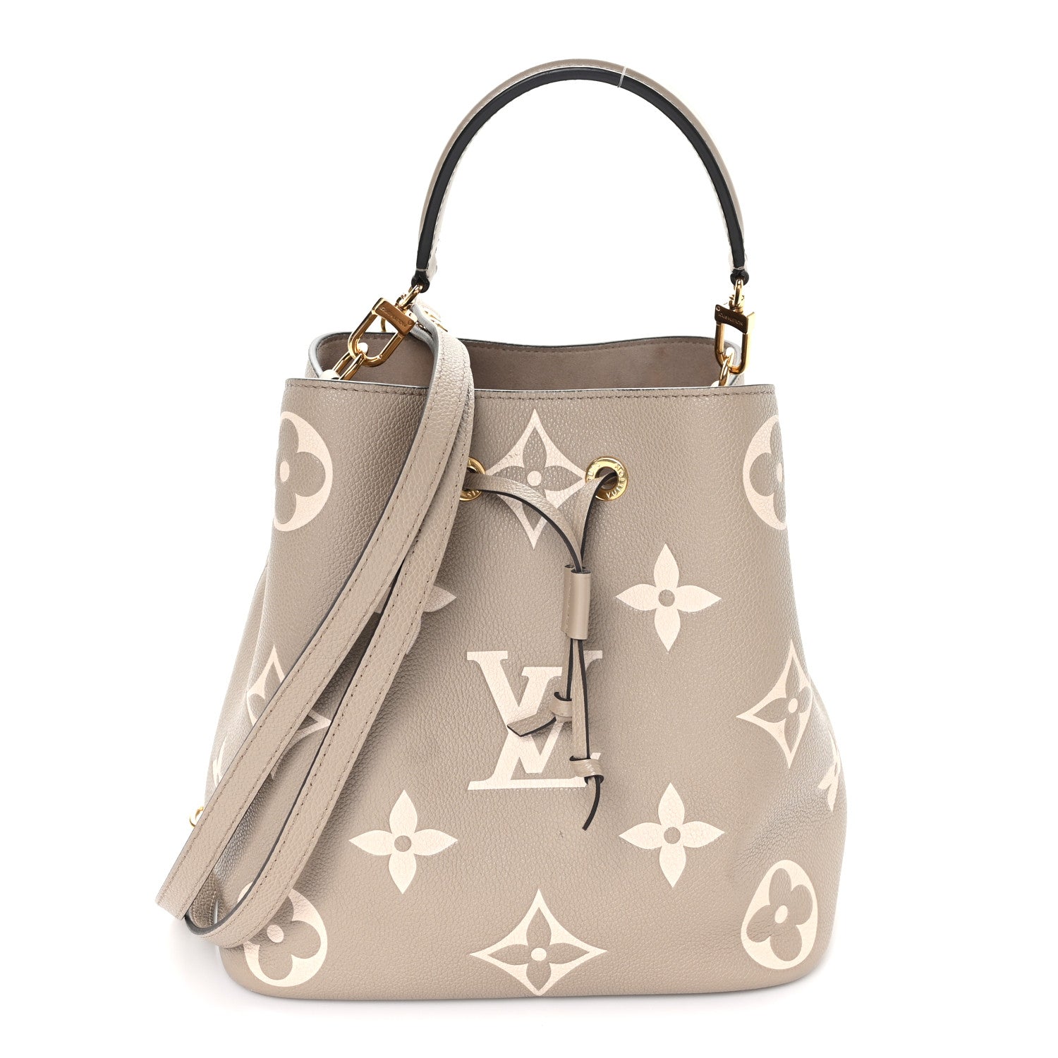 Louis Vuitton Empreinte Monogram Giant Neonoe MM Tourterelle Creme 8 of 10