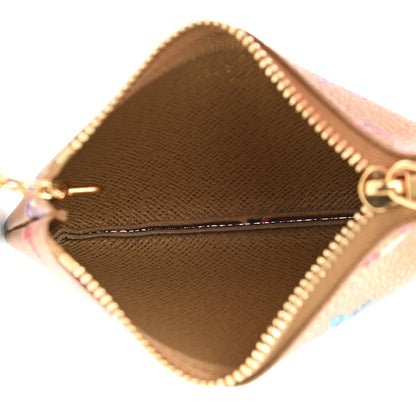 Louis Vuitton Metallic Monogram LV Garden Key Pouch Gold 5 of 6