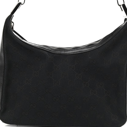 Gucci Monogram GG Small Clasp Hobo Black 8 of 10