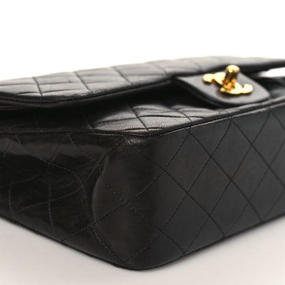 Chanel Lambskin Quilted Medium Double Flap Black 8 of 9